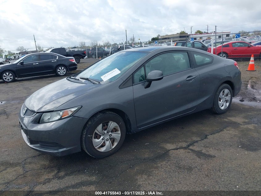 2013 HONDA CIVIC VIN: 2HGFG3B56DH515622