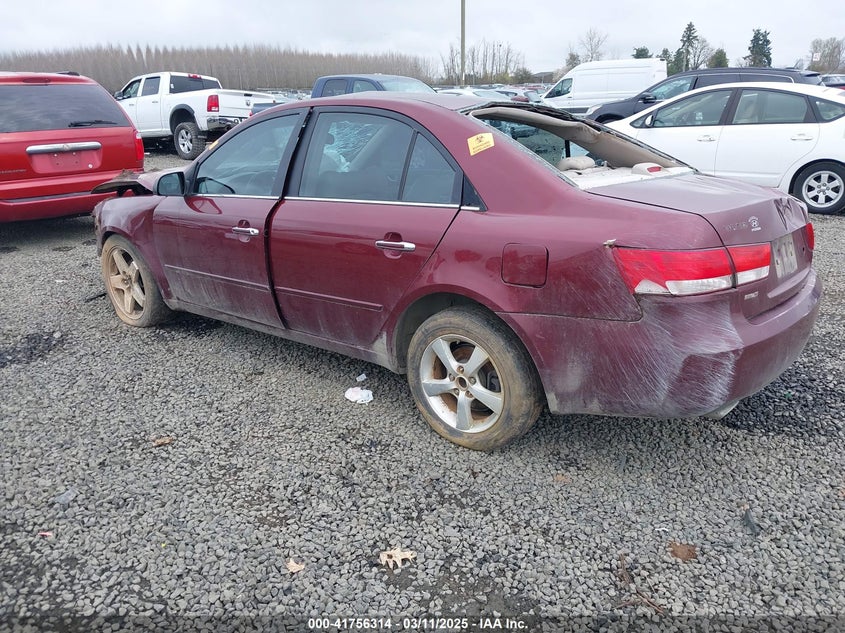 2007 HYUNDAI SONATA VIN: 5NPEU46F17H243505