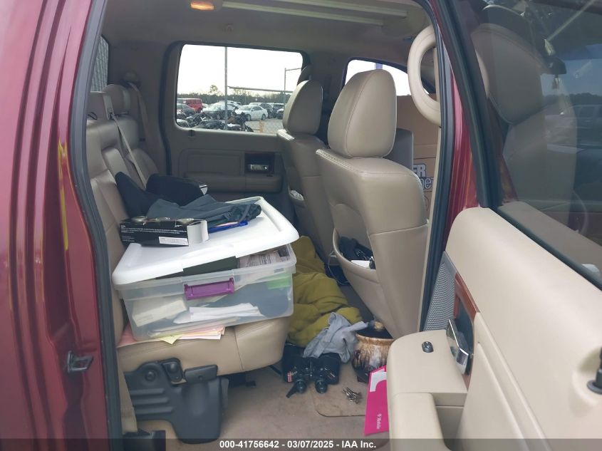 2005 Ford F-150 Lariat/Xlt VIN: 1FTPW12515FB32278 Lot: 41756642