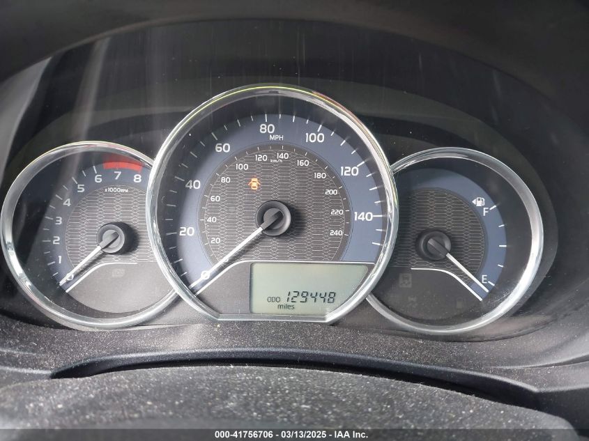 2016 Toyota Corolla Le VIN: 5YFBURHE7GP392721 Lot: 41756706