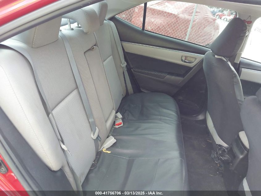 2016 Toyota Corolla Le VIN: 5YFBURHE7GP392721 Lot: 41756706