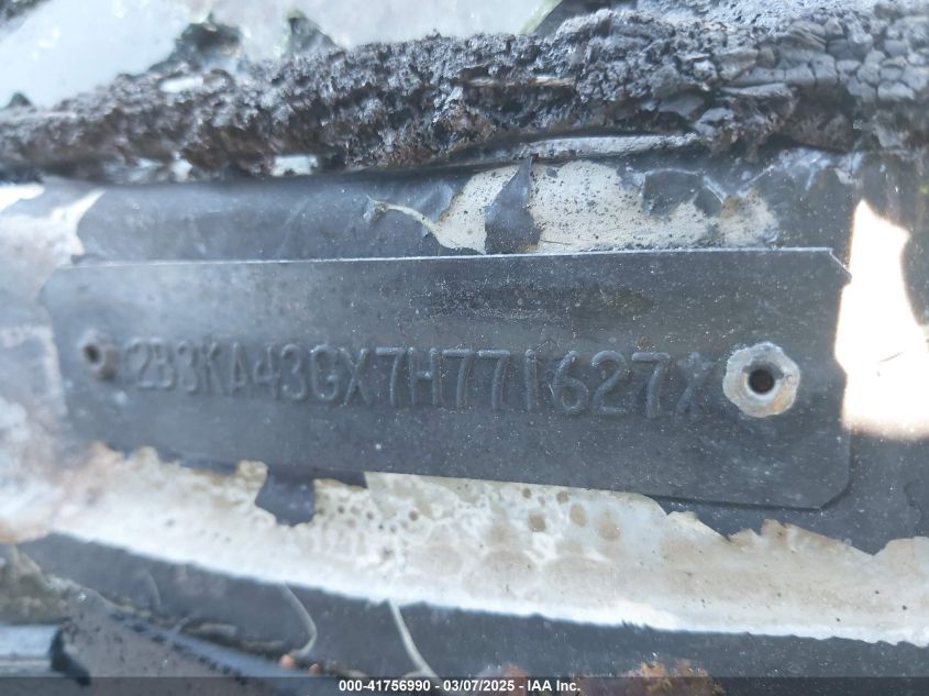 2007 Dodge Charger VIN: 2B3KA43GX7H771627 Lot: 41756990