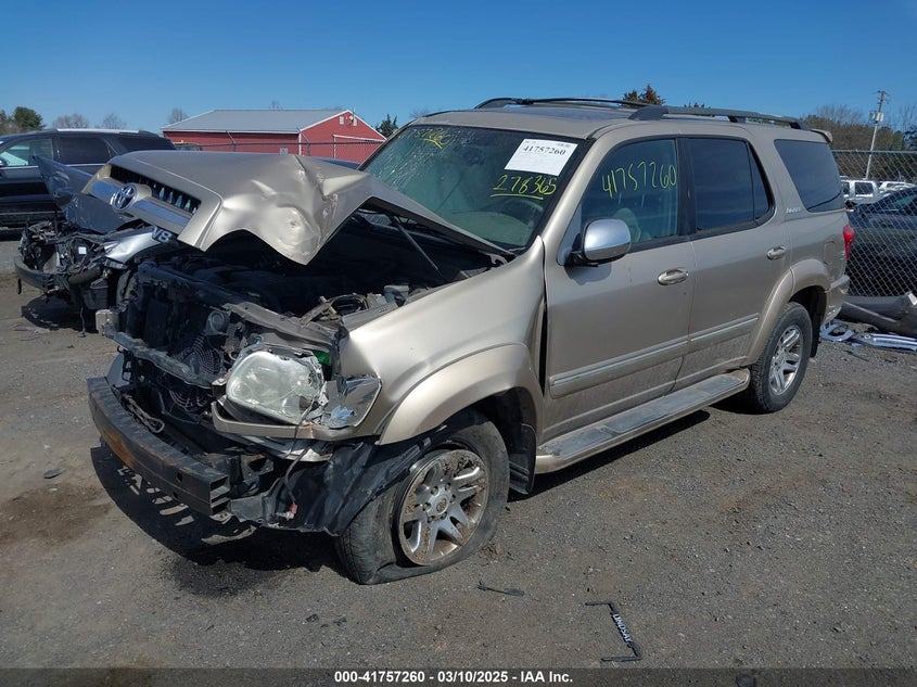 2007 TOYOTA SEQUOIA VIN: 5TDBT48A87S278365