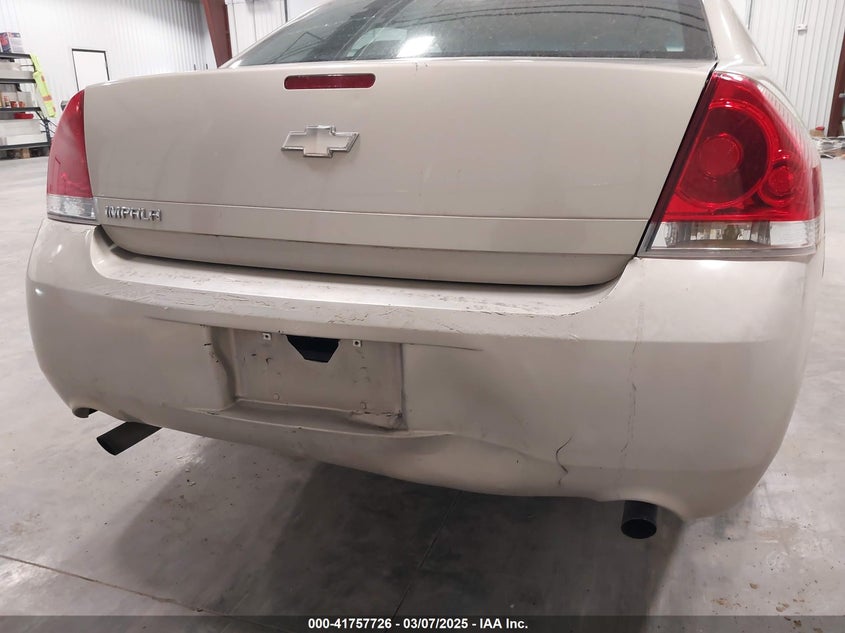 2012 CHEVROLET IMPALA VIN: 2G1WA5E38C1262924