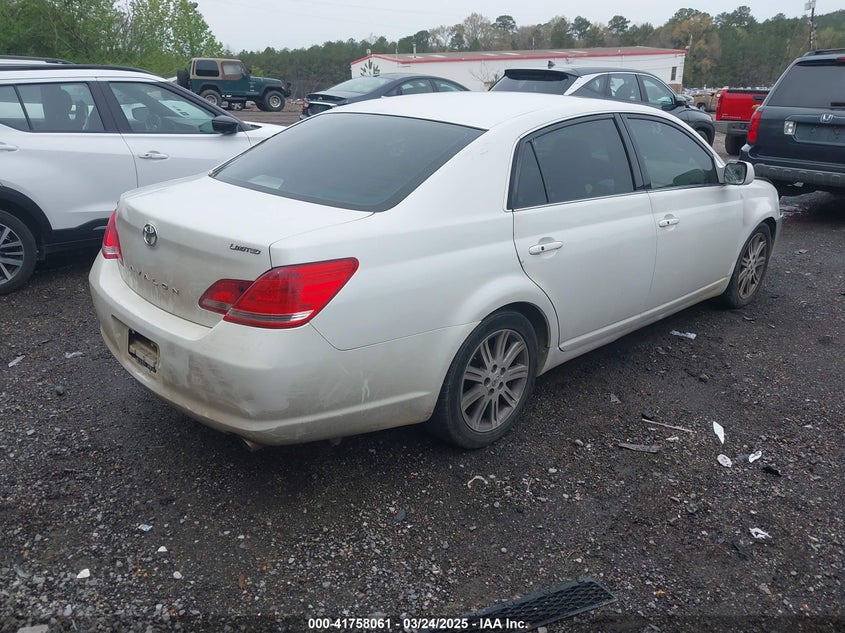 2006 TOYOTA AVALON VIN: 4T1BK36B26U083456