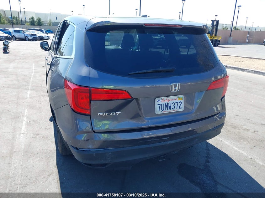 2016 HONDA PILOT EX - 5FNYF5H3XGB042880