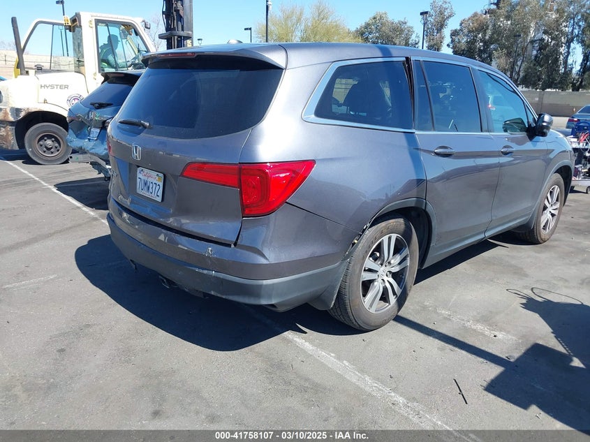 2016 HONDA PILOT EX - 5FNYF5H3XGB042880