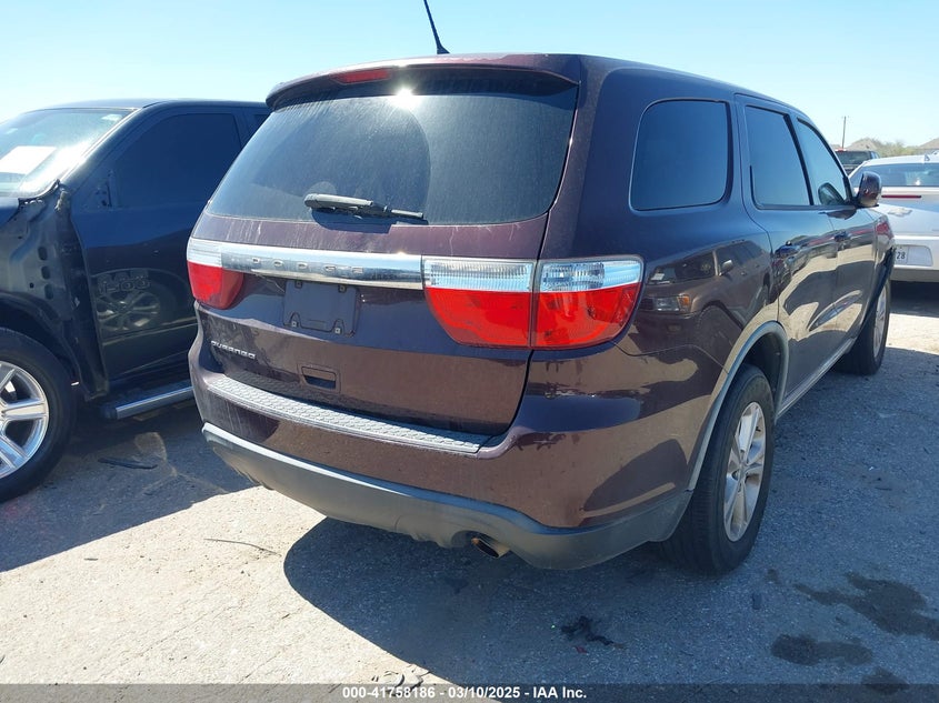 2012 DODGE DURANGO VIN: 1C4RDHAG2CC146568