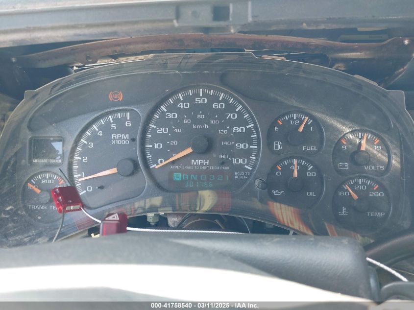 2002 Chevrolet Silverado 2500Hd Ls VIN: 1GCHK23U02F241581 Lot: 41758540