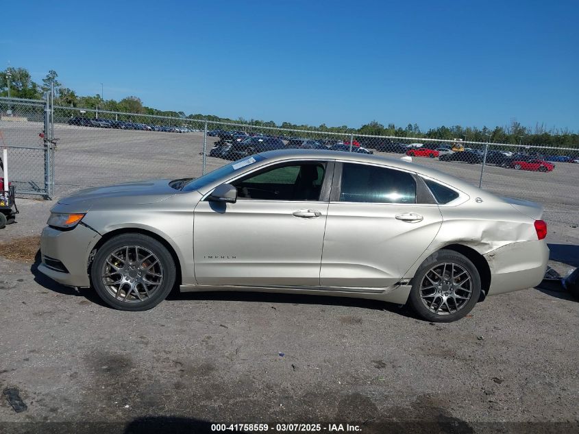 2014 Chevrolet Impala 2Lt VIN: 2G1125S37E9106776 Lot: 41758559