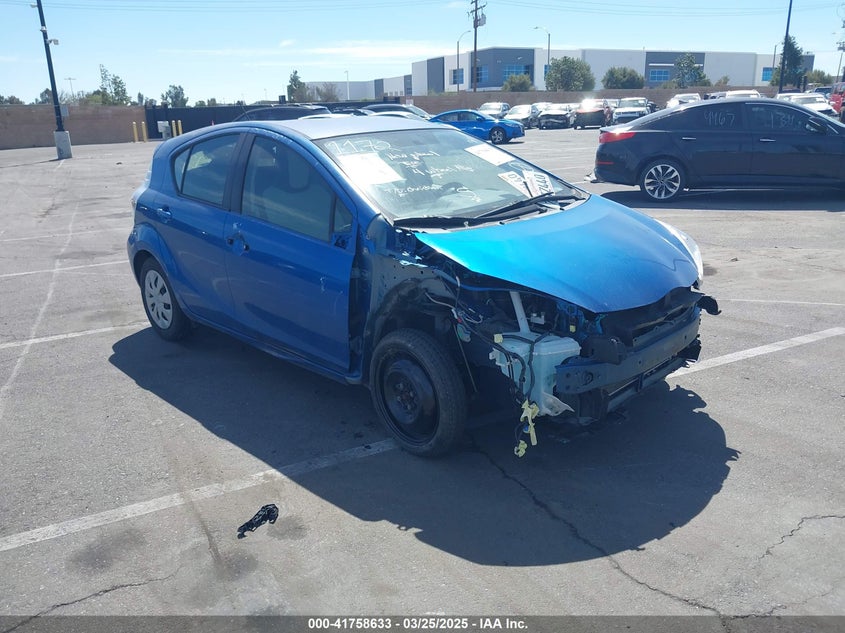 Vin: jtdkdtb33e1568248, lot: 42249630, toyota prius c one 20141