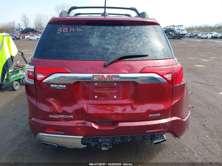2018 GMC Acadia Denali VIN: 1GKKNXLS8JZ167255 Lot: 41758707