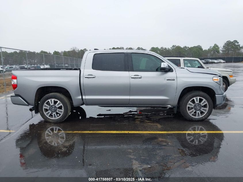 2021 Toyota Tundra Platinum VIN: 5TFGY5F15MX282833 Lot: 41758807