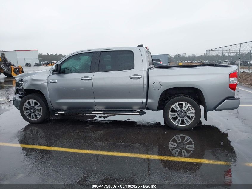 2021 Toyota Tundra Platinum VIN: 5TFGY5F15MX282833 Lot: 41758807