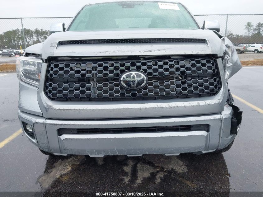 2021 Toyota Tundra Platinum VIN: 5TFGY5F15MX282833 Lot: 41758807