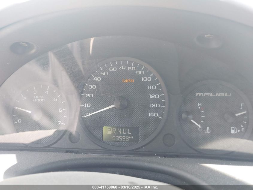 2005 Chevrolet Malibu VIN: 1G1ZS52F65F140308 Lot: 41759060