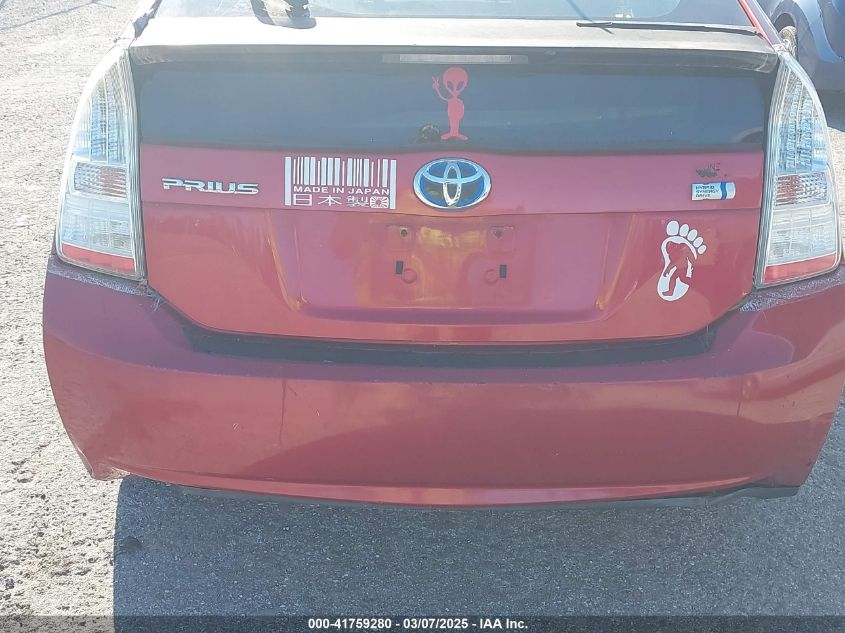 2011 Toyota Prius Two VIN: JTDKN3DU3B0299169 Lot: 41759280