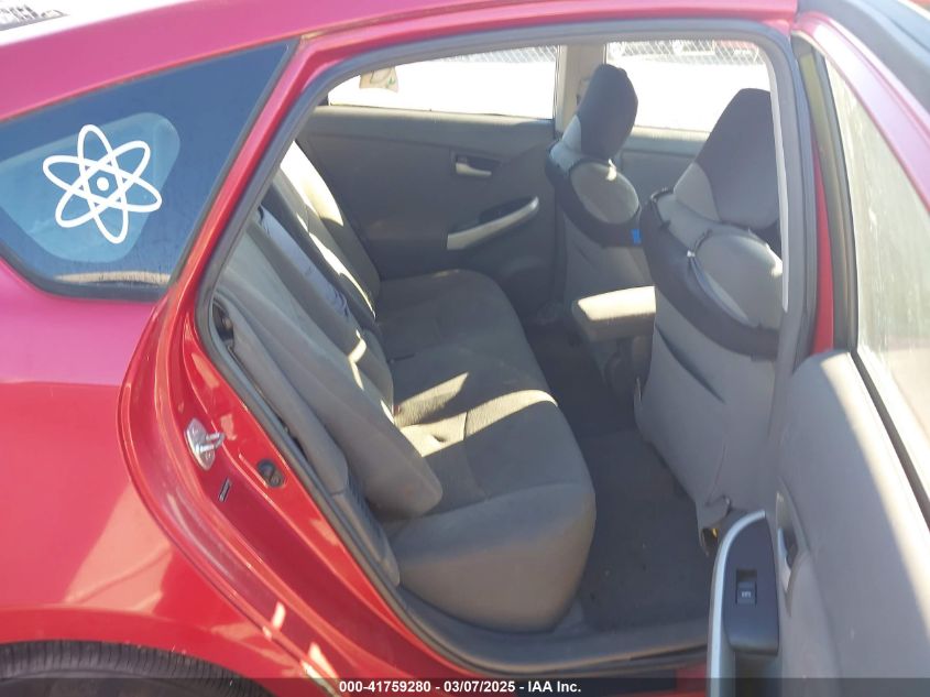 2011 Toyota Prius Two VIN: JTDKN3DU3B0299169 Lot: 41759280