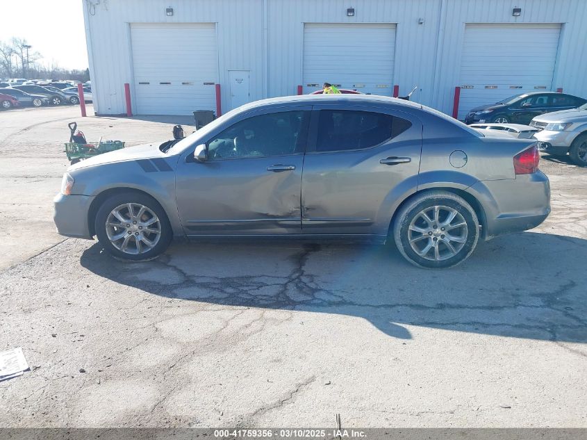 2013 Dodge Avenger R/T VIN: 1C3CDZBG6DN562854 Lot: 41759356