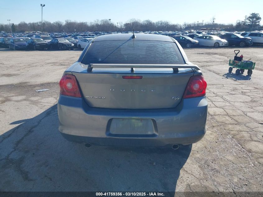 2013 Dodge Avenger R/T VIN: 1C3CDZBG6DN562854 Lot: 41759356