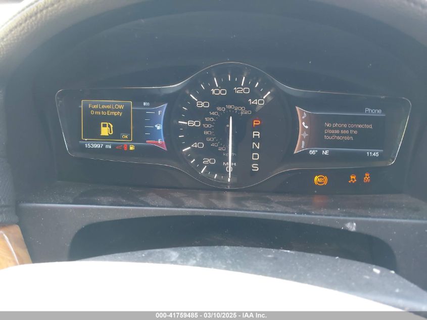 2013 Lincoln Mkx VIN: 2LMDJ8JK5DBL41332 Lot: 41759485