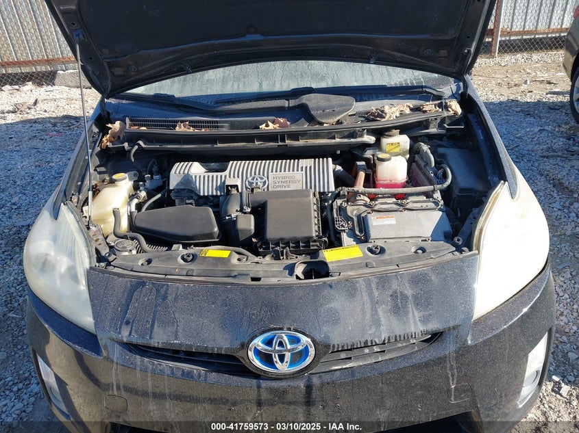 2011 TOYOTA PRIUS VIN: JTDKN3DU9B0260165
