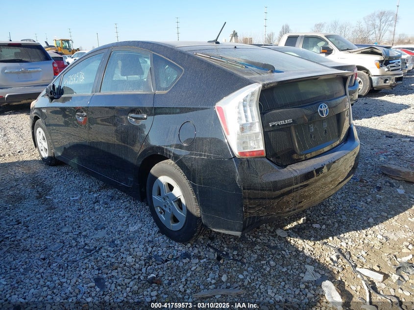 2011 TOYOTA PRIUS VIN: JTDKN3DU9B0260165