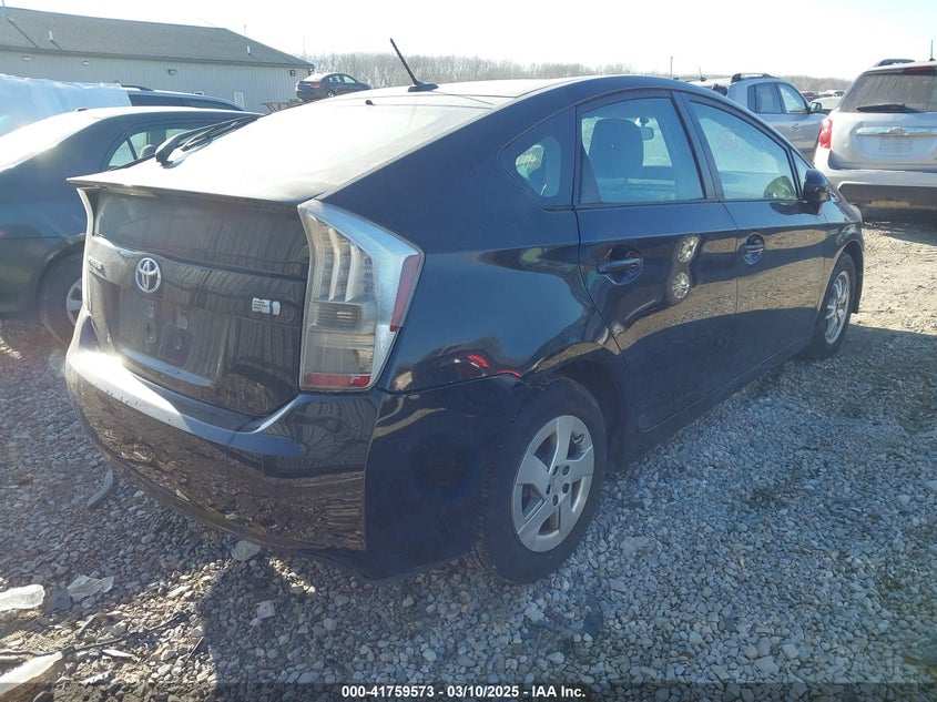 2011 TOYOTA PRIUS VIN: JTDKN3DU9B0260165