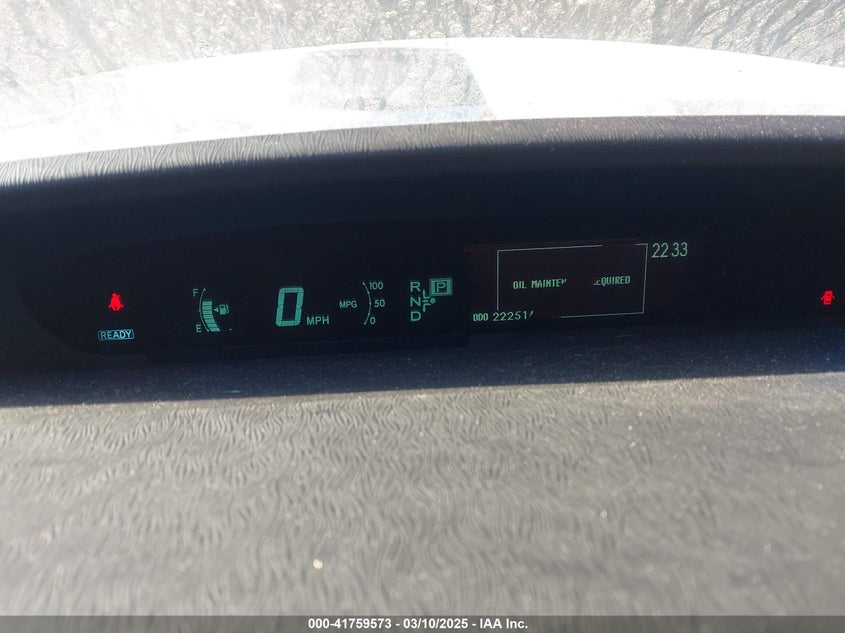 2011 TOYOTA PRIUS VIN: JTDKN3DU9B0260165