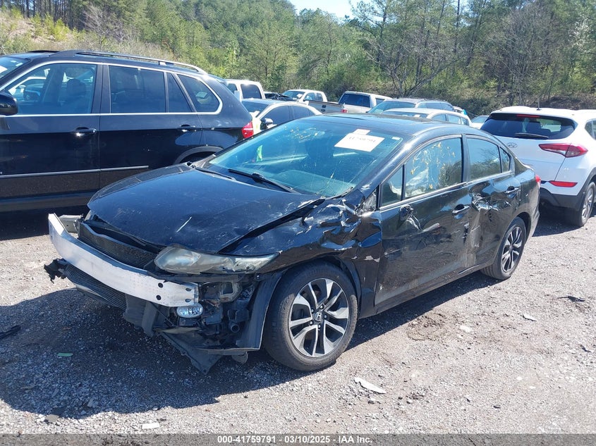 2013 HONDA CIVIC VIN: 19XFB2F98DE202250