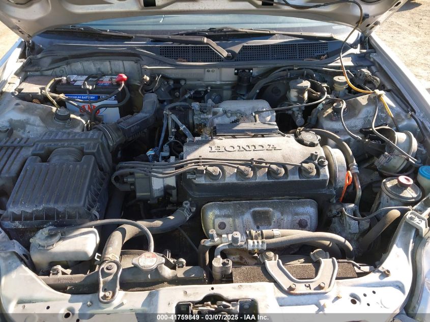 1998 Honda Civic Ex VIN: 1HGEJ8145WL021907 Lot: 41759849