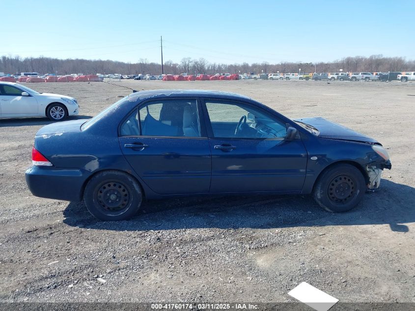 2006 Mitsubishi Lancer Es/Se VIN: JA3AJ26E86U053917 Lot: 41760174