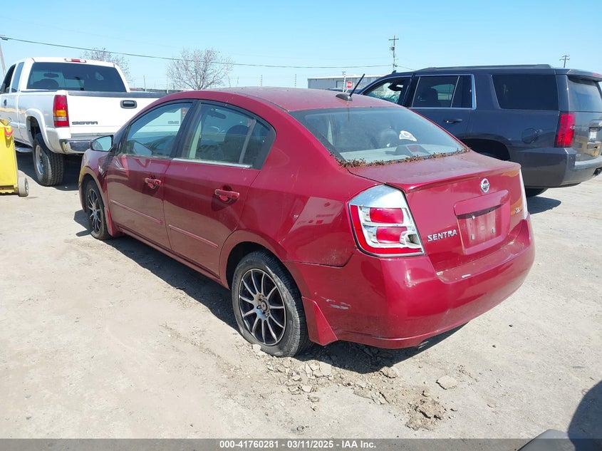 2008 NISSAN SENTRA VIN: 3N1AB61E58L651752