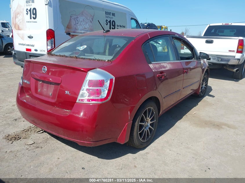 2008 NISSAN SENTRA VIN: 3N1AB61E58L651752