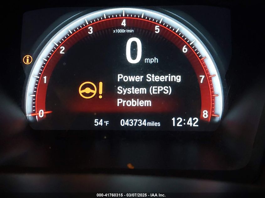 2019 Honda Civic Si VIN: 2HGFC1E53KH704219 Lot: 41760315