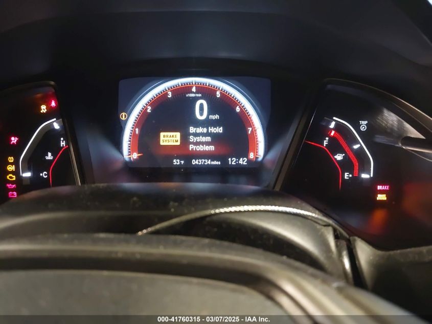 2019 Honda Civic Si VIN: 2HGFC1E53KH704219 Lot: 41760315