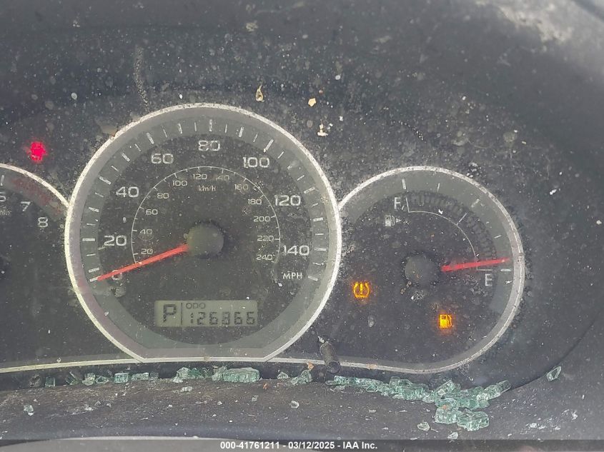 2008 Subaru Impreza 2.5I VIN: JF1GE61668H527288 Lot: 41761211