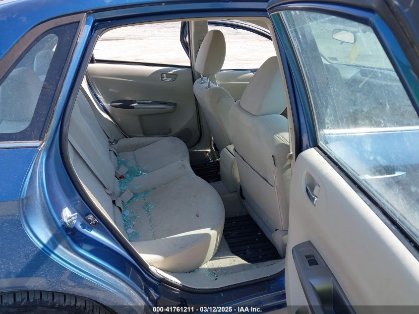 2008 Subaru Impreza 2.5I VIN: JF1GE61668H527288 Lot: 41761211