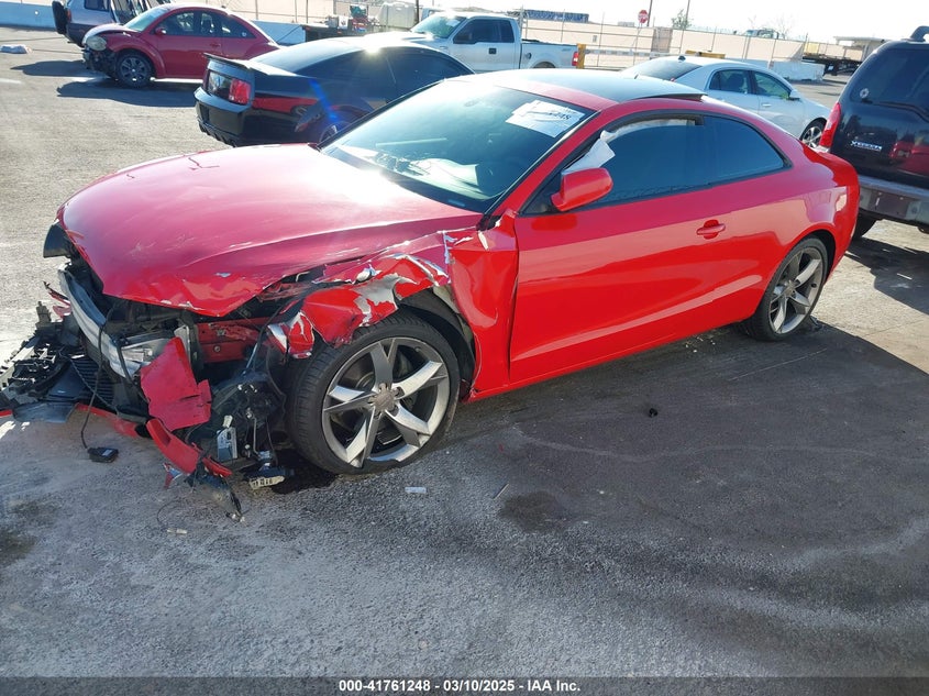 2012 AUDI A5 VIN: WAURFAFRXCA002593
