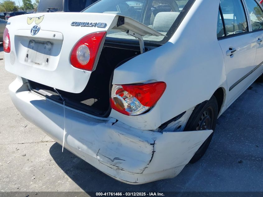 2004 Toyota Corolla Ce VIN: 1NXBR32EX4Z289875 Lot: 41761466