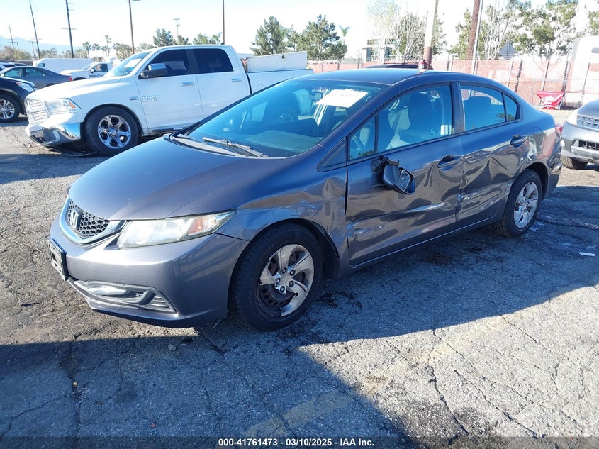 2015 HONDA CIVIC VIN: 19XFB2E51FE061538