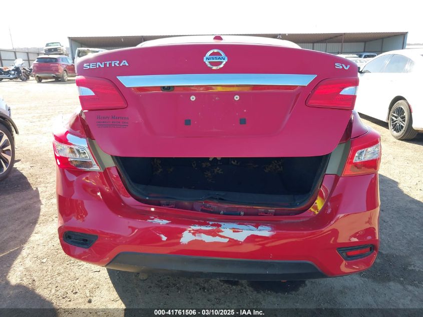 2018 Nissan Sentra Sv VIN: 3N1AB7AP1JL614680 Lot: 41761506