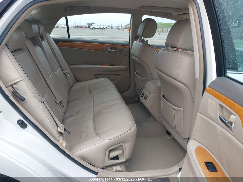 2007 TOYOTA AVALON VIN: 4T1BK36B37U212628