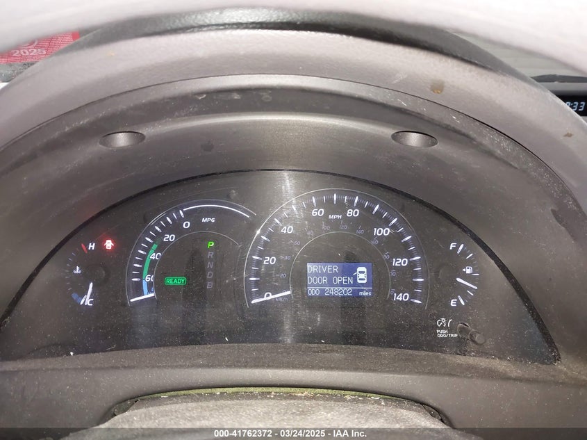 2011 TOYOTA CAMRY HYBRID VIN: 4T1BB3EK0BU141480