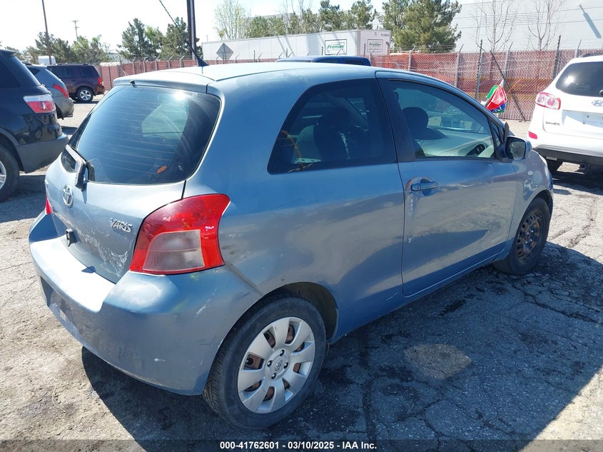 2008 TOYOTA YARIS VIN: JTDJT923085205341