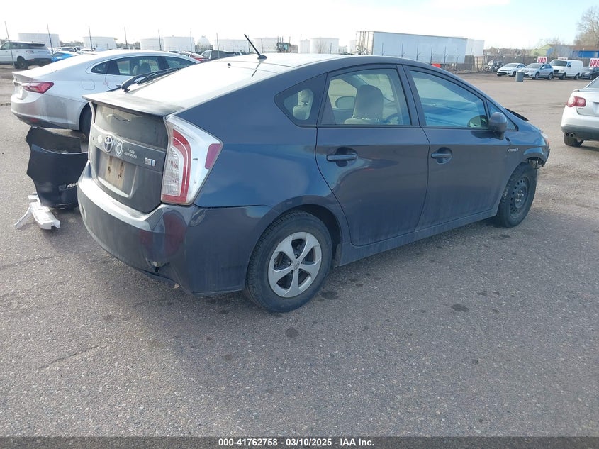 2012 TOYOTA PRIUS VIN: JTDKN3DU3C1551921