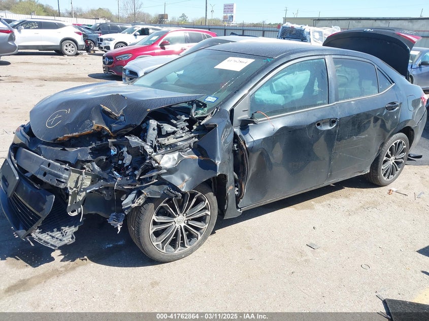 2016 TOYOTA COROLLA VIN: 5YFBURHE8GP386765