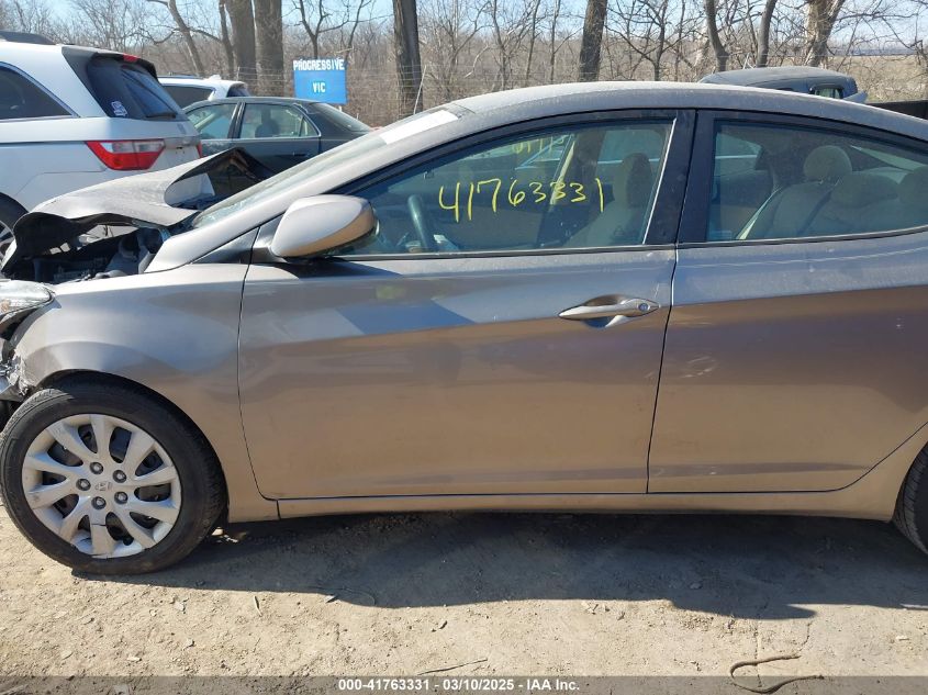 2012 Hyundai Elantra Gls VIN: 5NPDH4AE2CH066827 Lot: 41763331