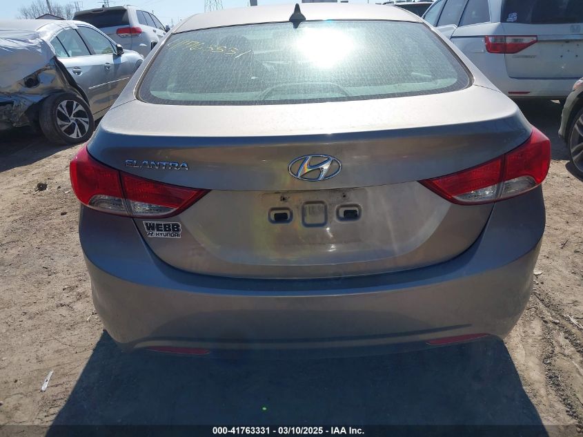 2012 Hyundai Elantra Gls VIN: 5NPDH4AE2CH066827 Lot: 41763331