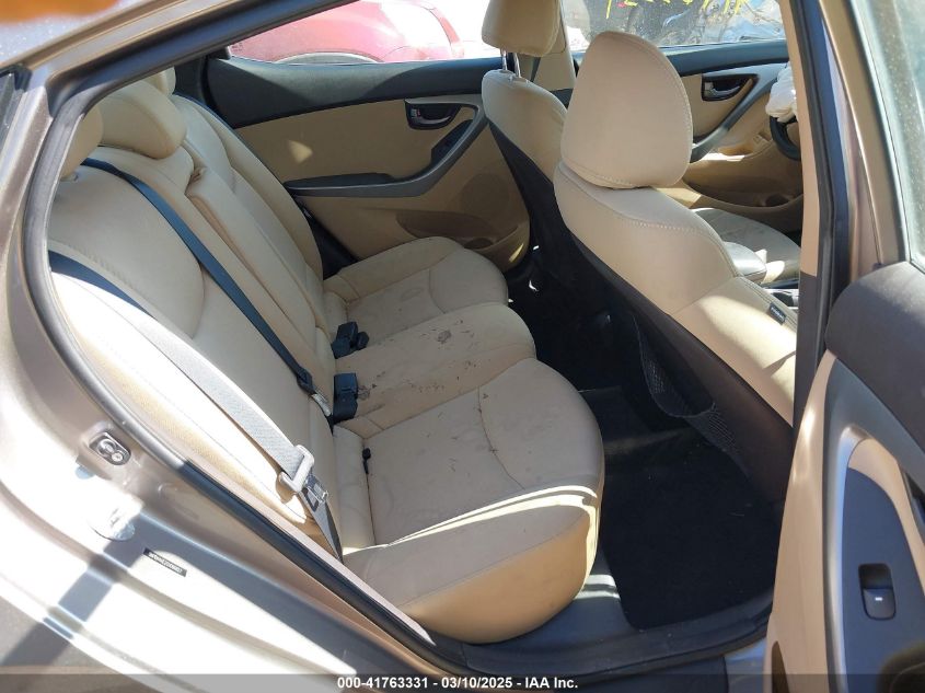 2012 Hyundai Elantra Gls VIN: 5NPDH4AE2CH066827 Lot: 41763331